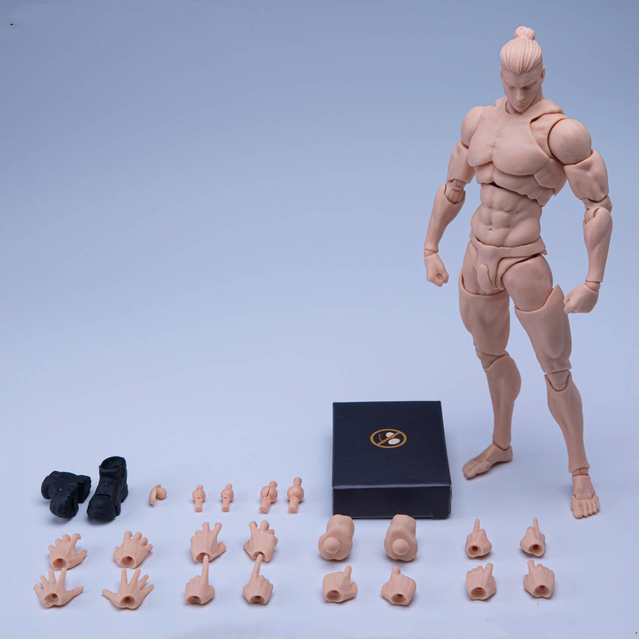 新品未開封　Romankey x COWL 男性素体　yellow 黄色 Romankey&Cowl 1/12 Action Figure Male Body Yellow Color